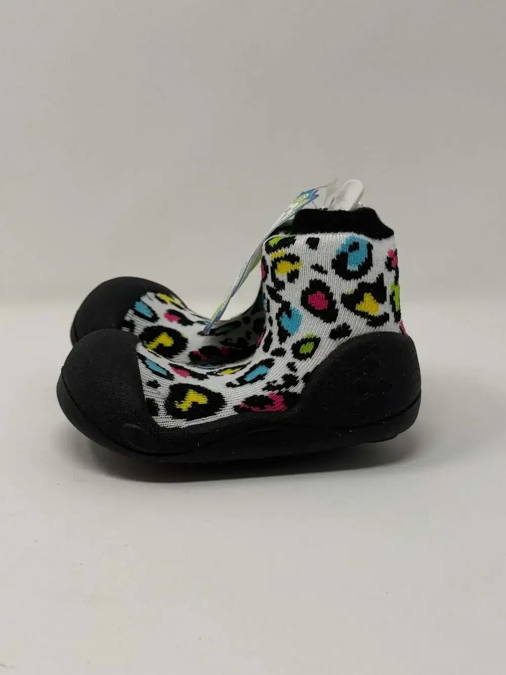 Attipas Baby First Walker Shoes in Leopard Black, Size Large (18-24 Months)
